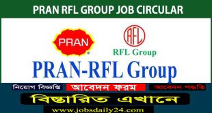 PRAN RFL Group Job Circular 2024