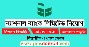 National Bank Limited Job Circular 2024