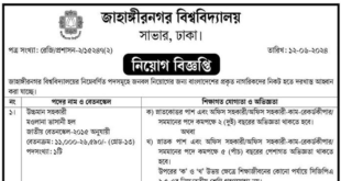 Jahangirnagar University Job Circular 2024
